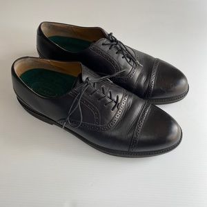 Men’s Rockport Black Leather round toe oxfords Size 11.5M